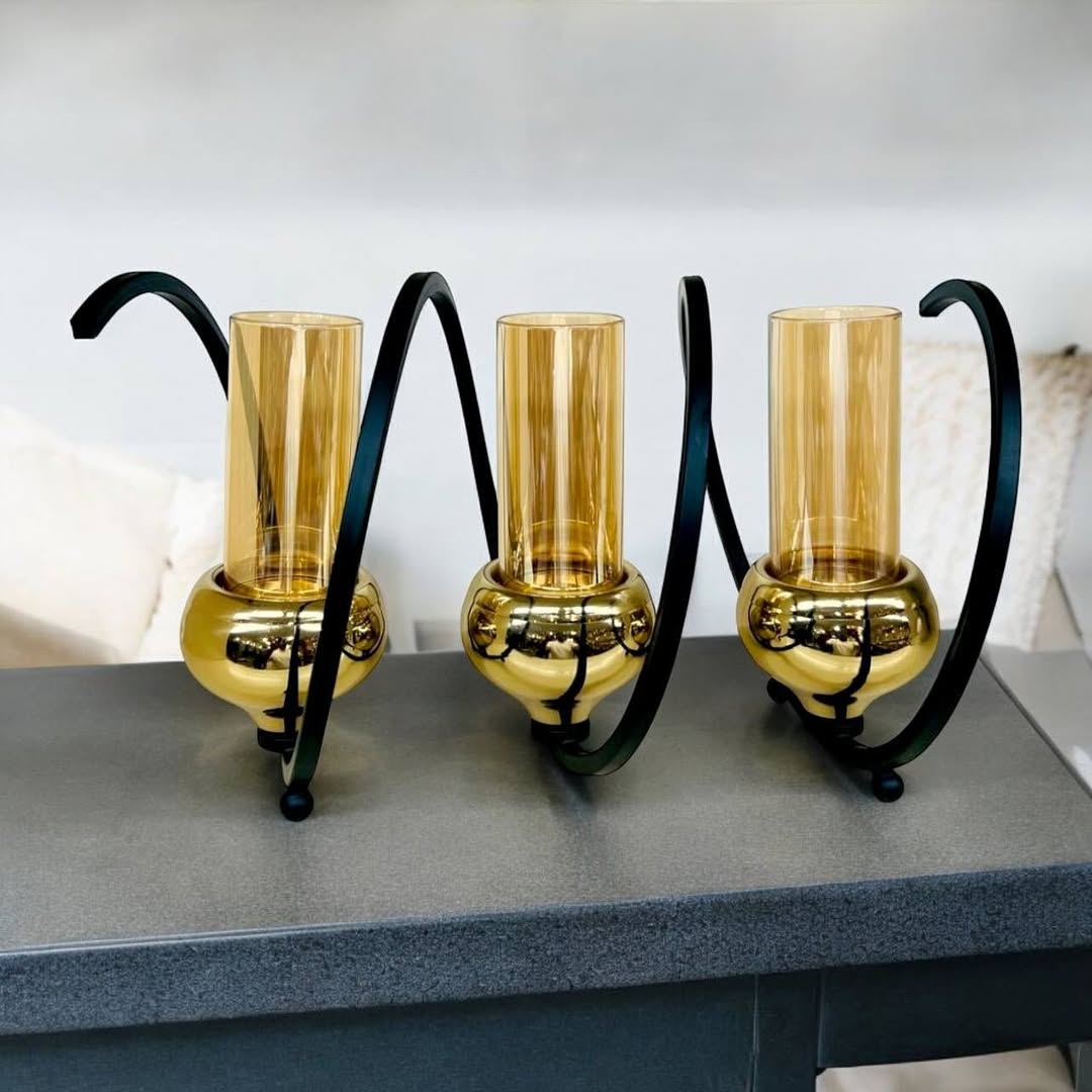 جا شمعی فنری مارپیچ