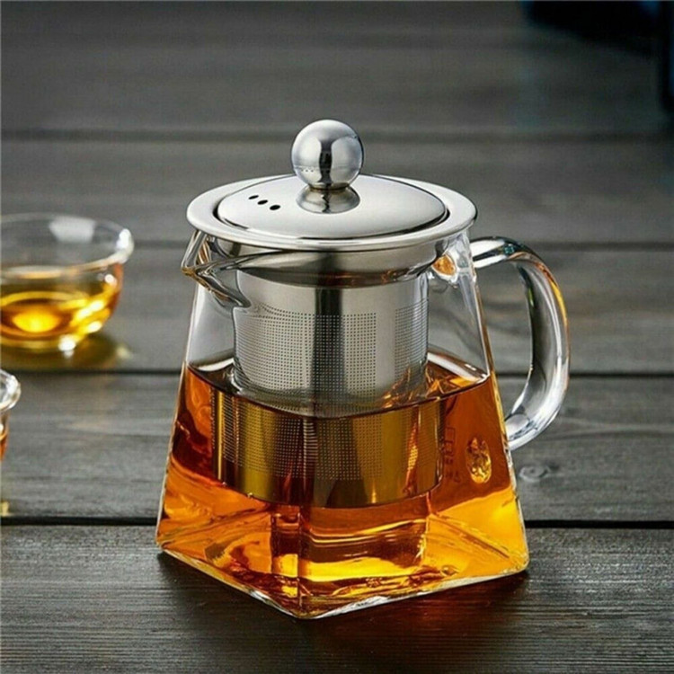 قوری کف مربع پیرکس شعله مستقیم